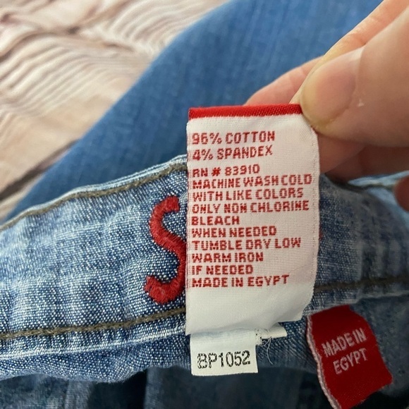 Smiths Womens Plus Size 18 Bootcut Jeans Medium Wash High Rise Pants - Picture 4 of 4